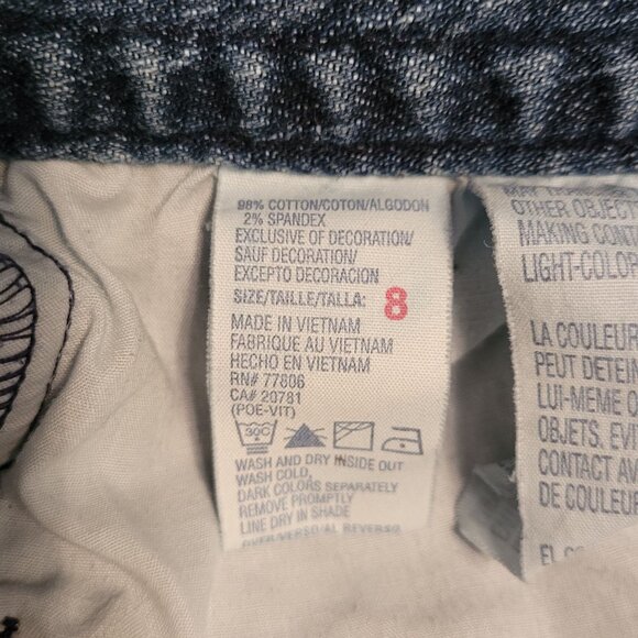 Vtg Tommy Hilfiger Jeans Size 8 Trouser Bootcut Mid Rise Medium Wash Denim Y2K - Picture 4 of 11